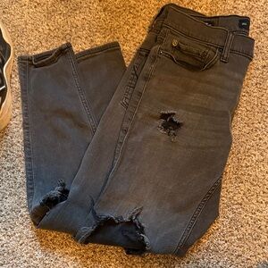 Hollister Black Distressed Men Jeans